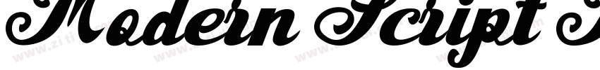 Modern Script Font字体转换